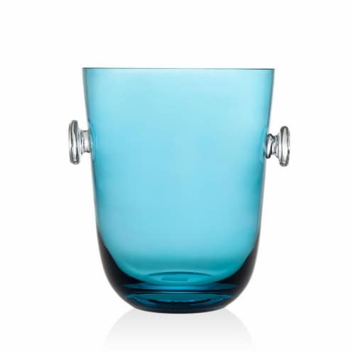 Godinger 99953 Rondo Sea Blue Champagne Bucket Perspective: front