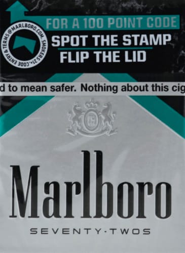 Marlboro Seventy-Twos Cigarettes Perspective: front