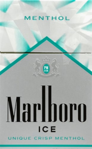Marlboro Ice Unique Crisp Menthol Cigarettes Perspective: front