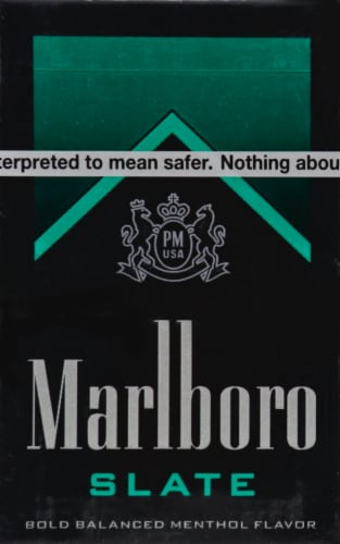 Marlboro Slate Cigarettes Perspective: front