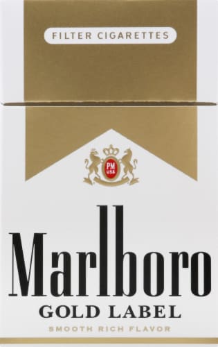 Marlboro Gold Label Cigarettes Perspective: front