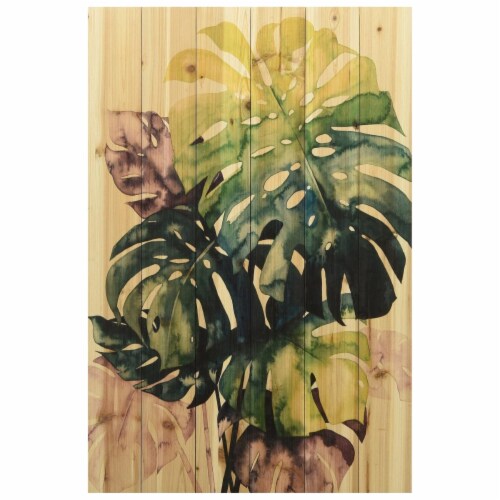 Empire Art Direct ADL-125091-3624 36 x 24 in. Twilight Palms IV Arte De Legno Digital Print o Perspective: front