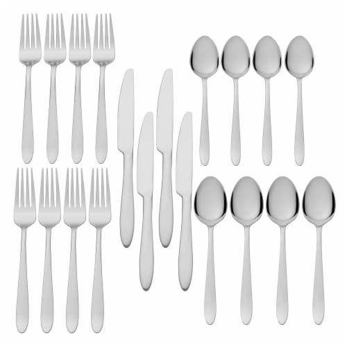 Pfaltzgraff Finn Flatware Set 20 Piece Perspective: front