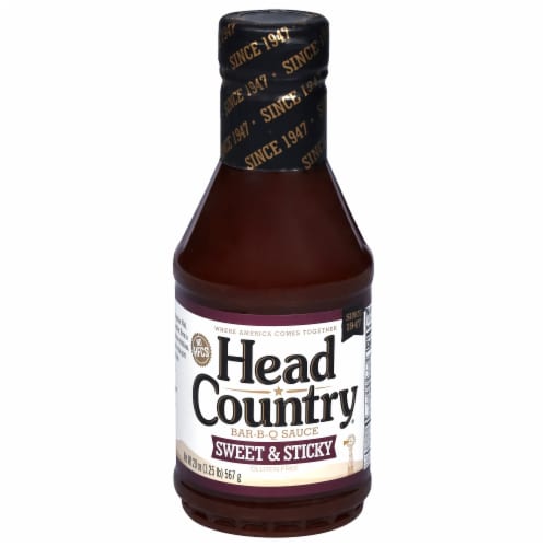 Head Country® Sweet & Sticky BBQ Sauce Perspective: front