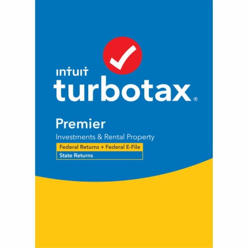 Intuit TurboTax Desktop Premier 2020 Federal + Efile & State, 1 ct