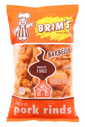 Brim's® BBQ Fried Pork Rinds Perspective: front
