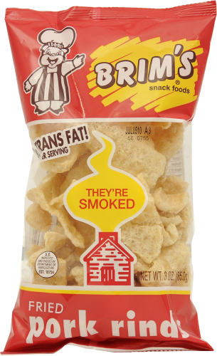 Brim's Plain Pork Rinds Perspective: front