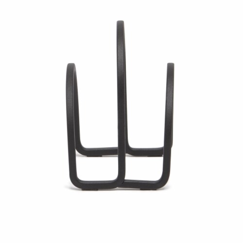 Umbra Squire Napkin Holder for Kitchen - Black Perspective: front