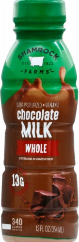 Shamrock Farms® Chocolate Whole Milk Perspective: front