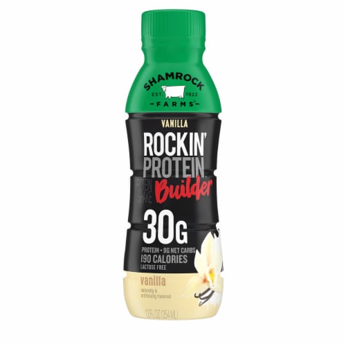 Shamrock Farms® Rockin' Protein Builder Vanilla Protein Shake Perspective: front