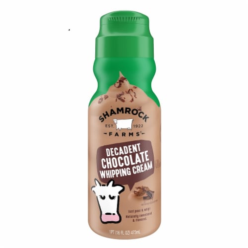 Shamrock Farms Decadent Chocolate Whipping Cream Perspective: front