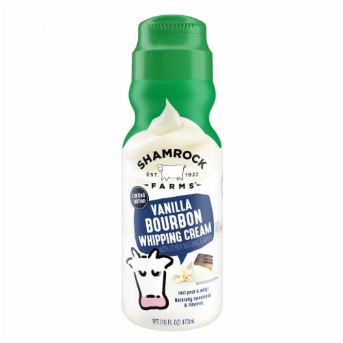 Shamrock Farms® Vanilla Bourbon Whipping Cream Perspective: front