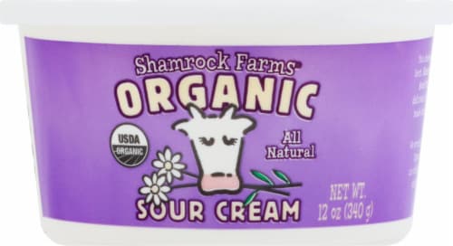Shamrock Farms Organic Sour Cream Perspective: front