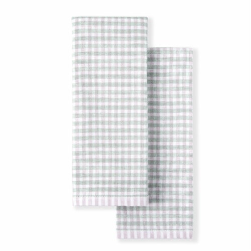 Martha Stewart Check Printed Kitchen Towels, 2 pk - Kroger