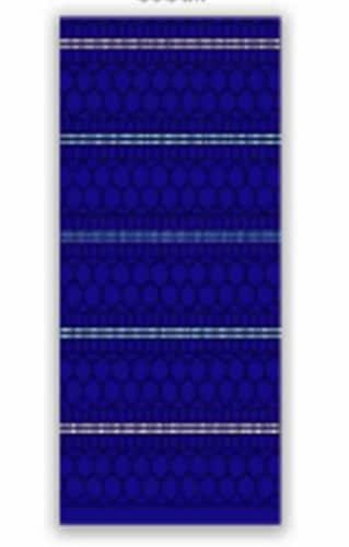 Fiesta® Dobby Kitchen Towels - Cobalt Perspective: front