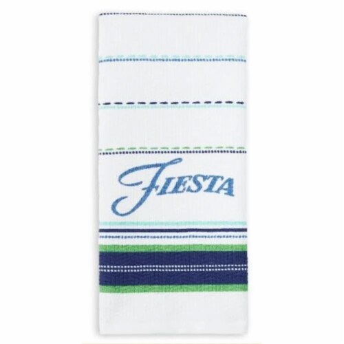 Fiesta® Fiesta Kitchen Towels - Cool Perspective: front
