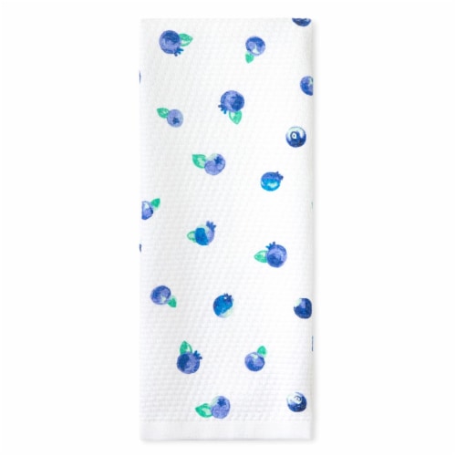 KitchenAid Printed Single Kitchen Towel - Mini Blueberries Perspective: front