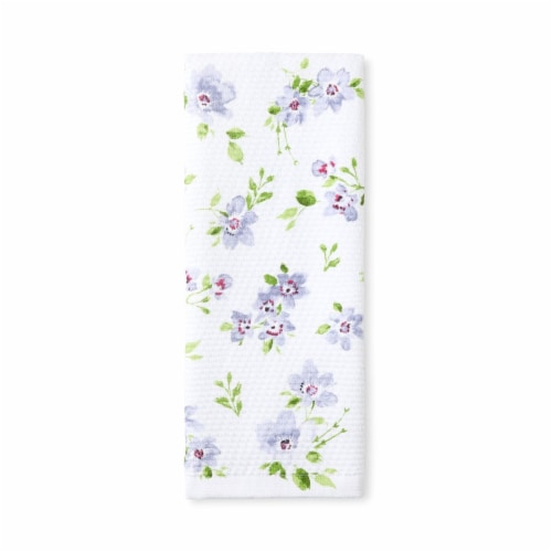 KitchenAid Printed Single Kitchen Towel - Ditsy Daisies Perspective: front