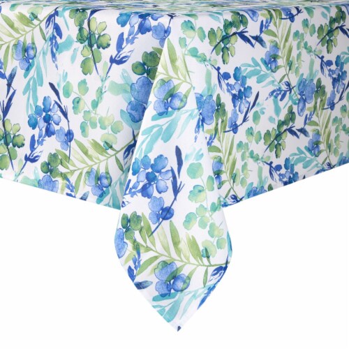Fiesta Lapis Organic Leaves Table Cloth Perspective: front