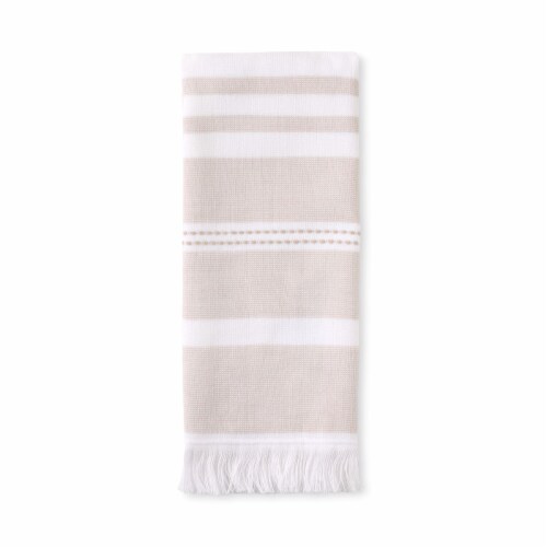 KitchenAid Milkshake Yarn Dye Fridge Towel Perspective: front