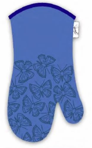 Fiesta Twilight With Silicone Print Oven Mitt Perspective: front