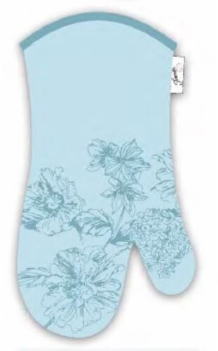 Fiesta Sky With Silicone Print Oven Mitt Perspective: front