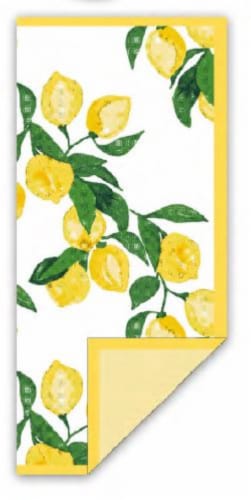 Fiesta Lemon Vine Dish Mat Perspective: front