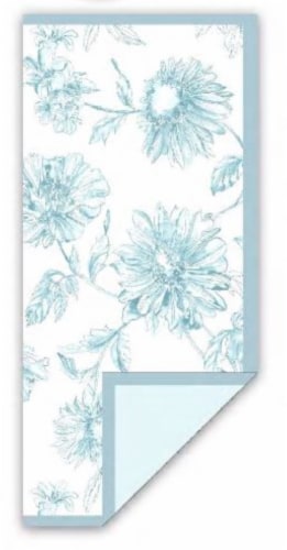 Fiesta Botanical Floral Print Dish Mat Perspective: front