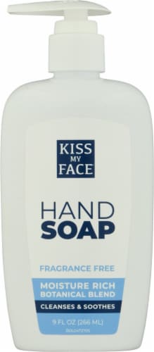 Kiss My Face Fragrance Free Moisturizing Hand Soap Perspective: front