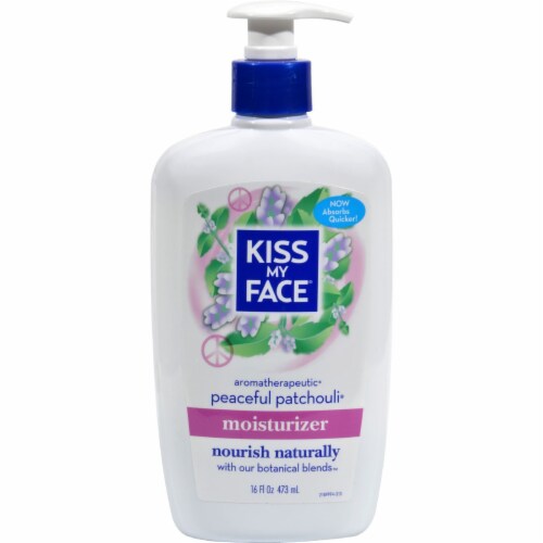 Kiss My Face® Peaceful Patchouli Moisturizer Perspective: front