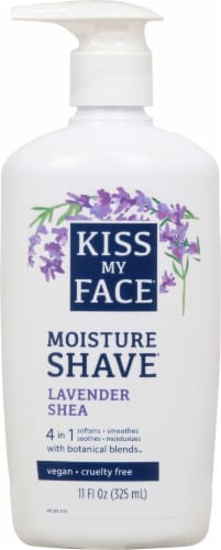 Kiss My Face Lavender & Shea Moisture Shave Perspective: front