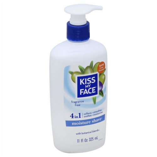 Kiss My Face Fragrance Free Moisture Shave Cream Perspective: front
