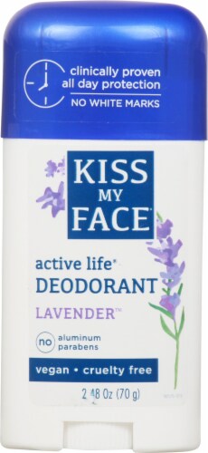Kiss My Face Active Enzyme Lavender Deodorant Perspective: front
