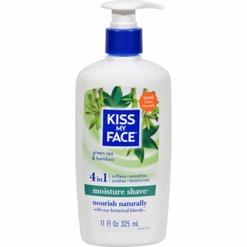 Kiss My Face® Greesn Tea And Bamboo Moisure Shave Perspective: front