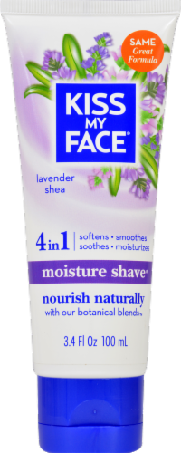Kiss My Face Lavender Moisture Shave Perspective: front