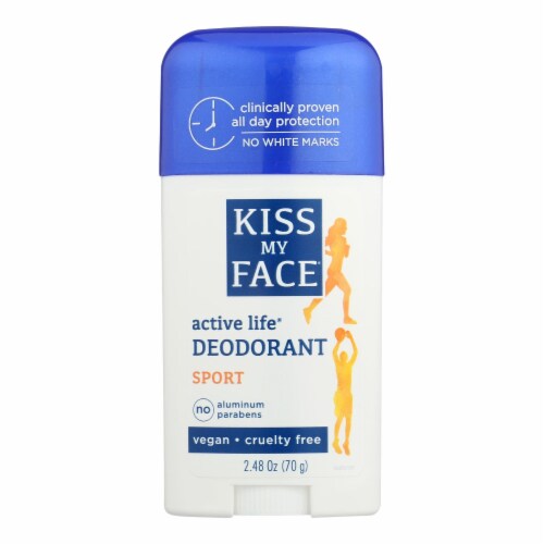 Kiss My Face Active Life Sport Deodorant Perspective: front