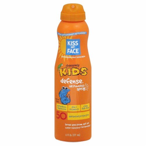 Kiss My Face Kids Defnse Spray Sunscreen SPF 50 Perspective: front