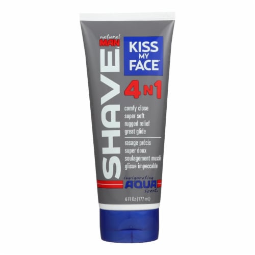 Kiss My Face 4 in 1 Invigorating Aqua Shave Perspective: front