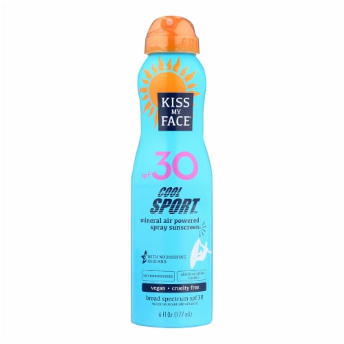 Kiss My Face Cool Sport Sunscreen Spray SPF 30 Perspective: front