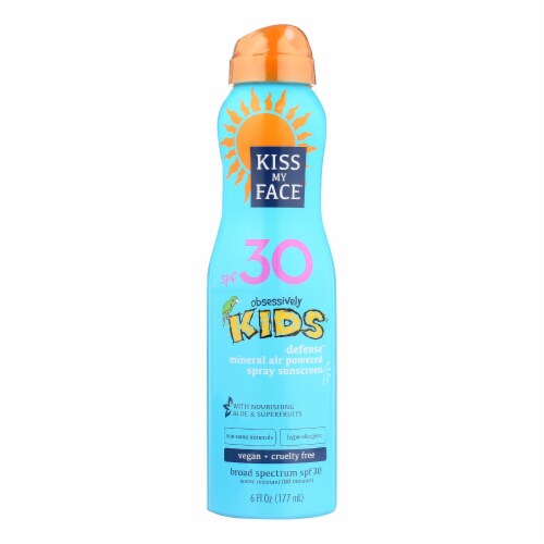 Kiss My Face Kids Defnse Spray Sunscreen SPF 30 Perspective: front
