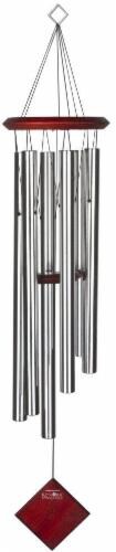 Woodstock Encore® Collection Chimes of Earth Wind Chimes - Silver Perspective: front