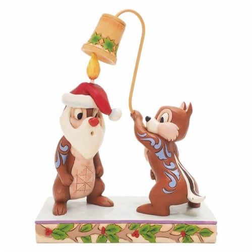 Enesco Disney Traditions Christmas Chip 'n Dale Snuff Said Figurine, 1