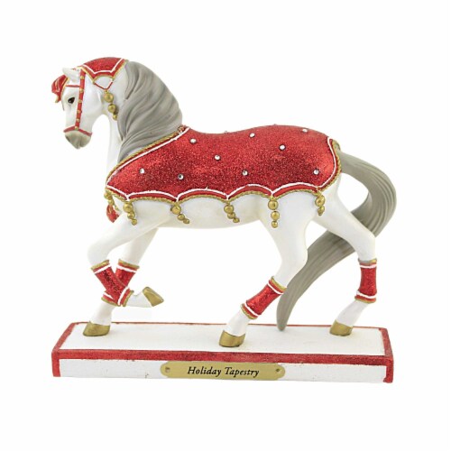 Trail Of Painted Ponies Holiday Tapestry Polyresin Horse Christmas 6009480Le Perspective: front