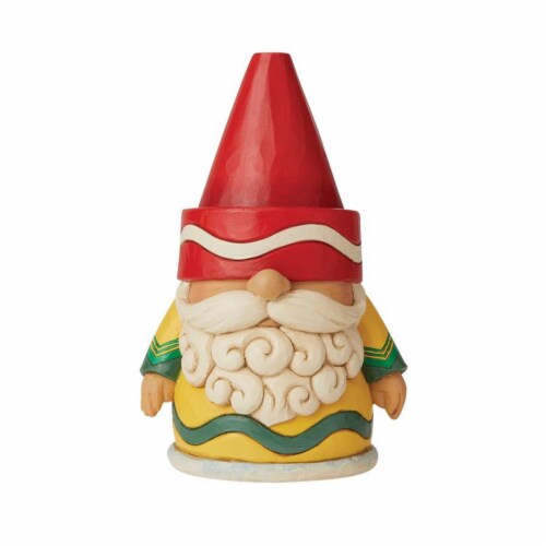 Jim Shore Shades Of Creativity Resin Crayola Gnome Christmas 6009135 Perspective: front