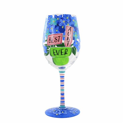 Tabletop Best Aunt Ever Glass Lolita Wine Glass 6010655 Perspective: front