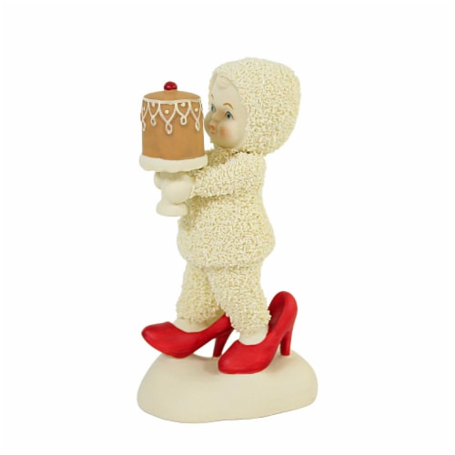 Dept 56 Snowbabies A Christmas Cherry On Top Porcelain Red Shoes Cake