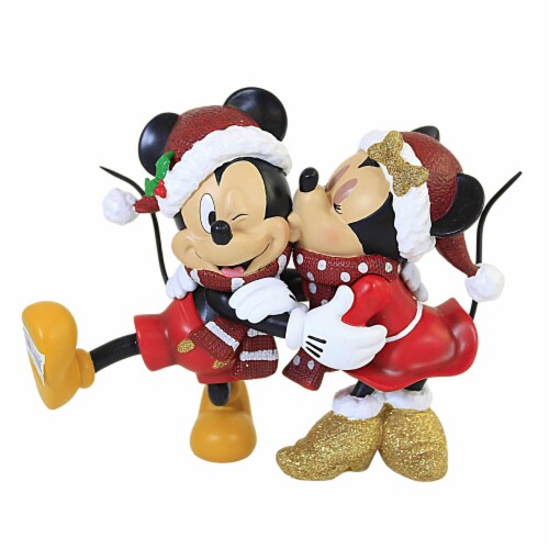 Christmas Holiday Mickey & Minnie Polyresin Disney Showcase Collection ...