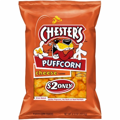 Chester's Cheese Puffcorn Perspective: front