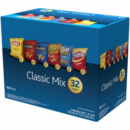 Frito Lay Classic Mix Variety Pack, 32 ct / 1 oz -