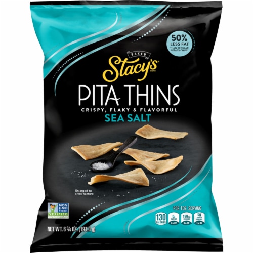 Stacy’s® Sea Salt Pita Thins Baked Pita Chips Snacks